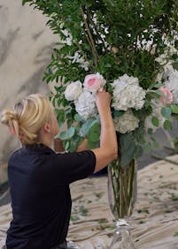 Robertsons Staff Setting Up